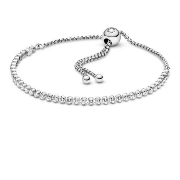 Pandora Sparkling Slider Tennis Bracelet, silver925 - Picture 2 of 6